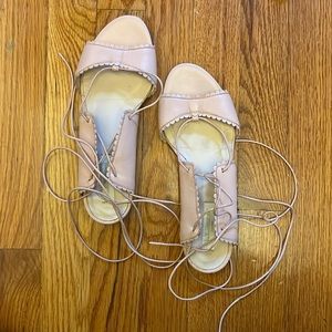 L.K. Bennett lace up sandals sz 37